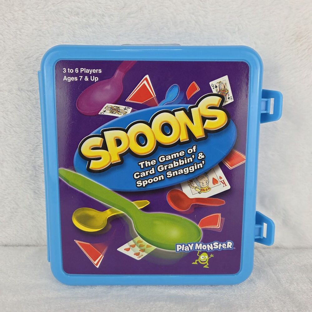 PlayMonster Spoons Card Game Travel Storage Case Sealed 2016 Family Fun